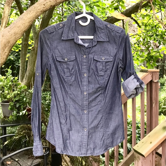 Vintage DKNY Denim Shirt - Picture 1 of 5